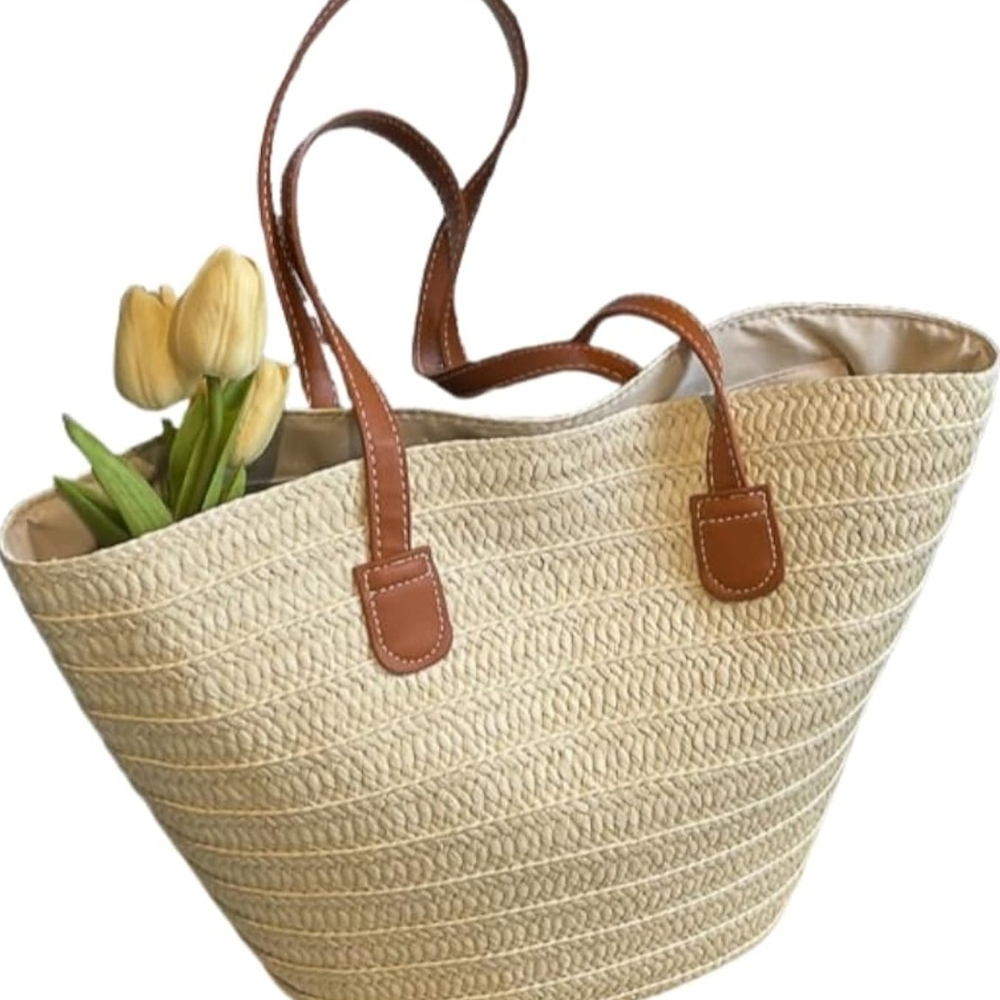 Beautiful Straw Beach/Tote Bag